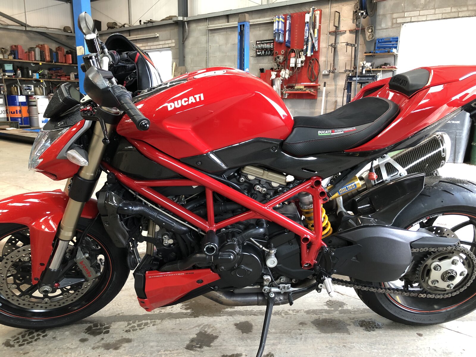 Ducati streetfighter deals 848 comfort seat