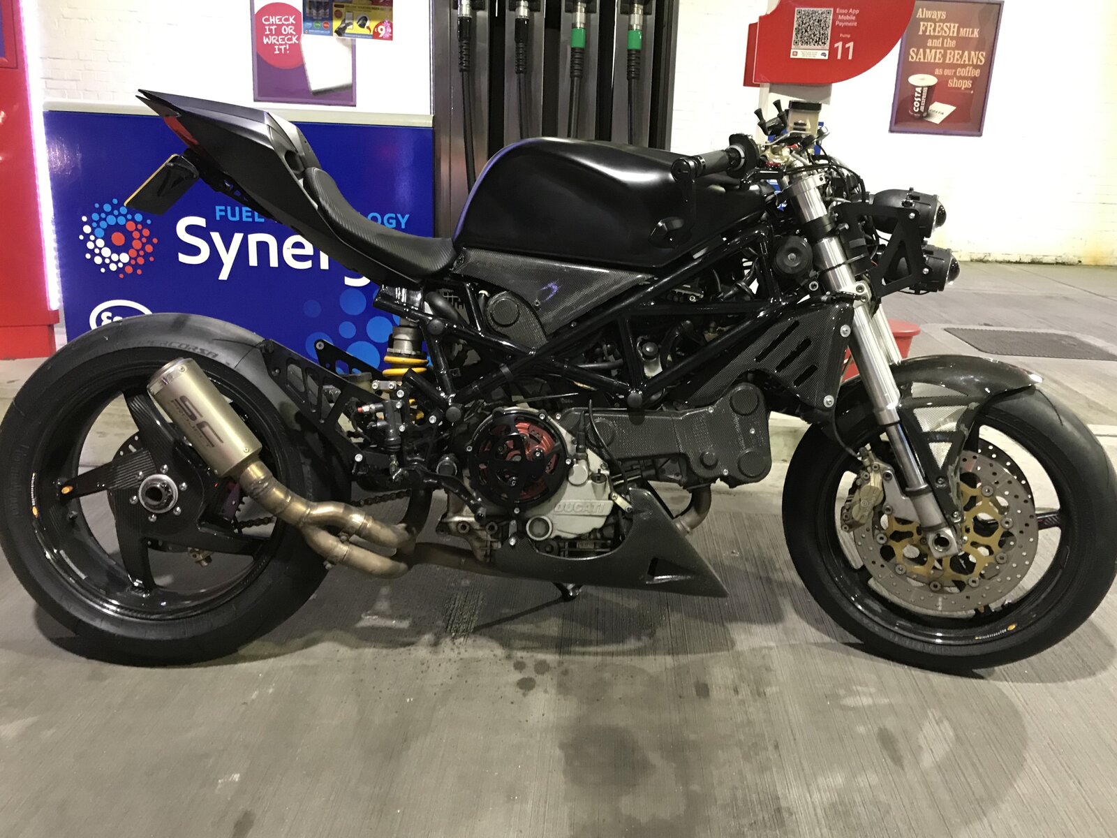 Ducati monster best sale tail chop