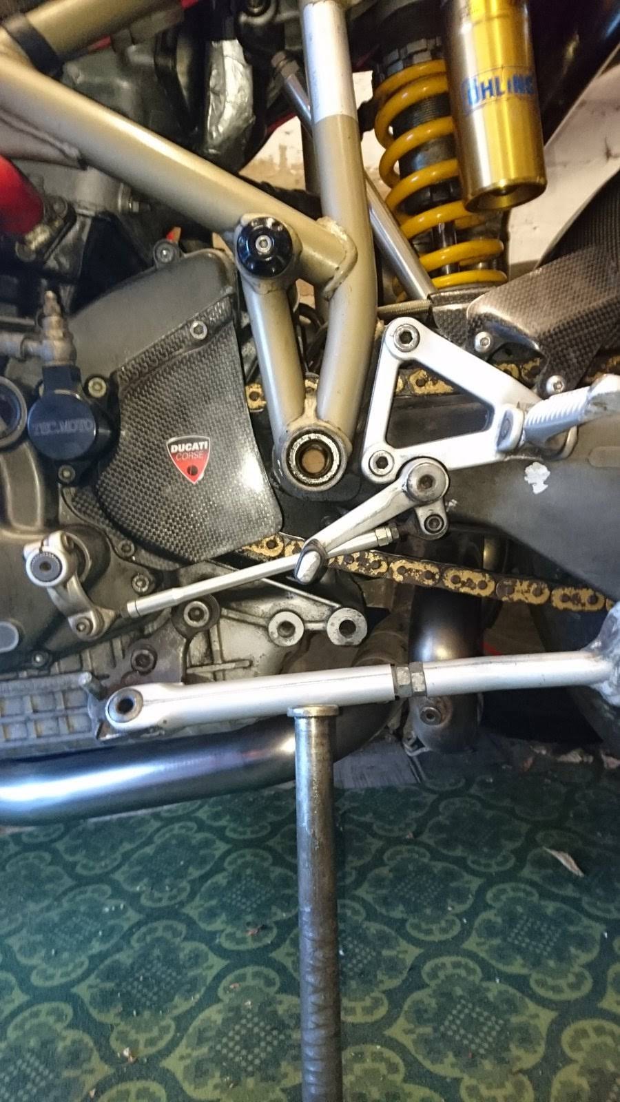 Ducati 998 Swingarm Pivot Bolt Annually Grease Service. Ducati Forum