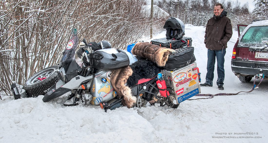 BMW GS Adventure, Snowbank, Rovaniemi, Finland. Jan 2013.--5.jpg