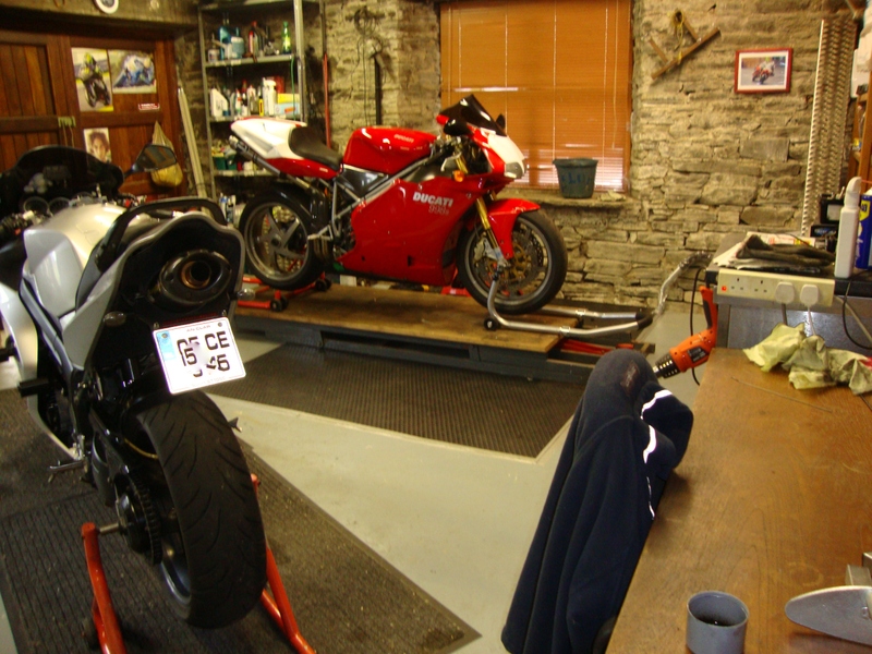 Man Cave / Bike Shop  Ducati Scrambler Forum