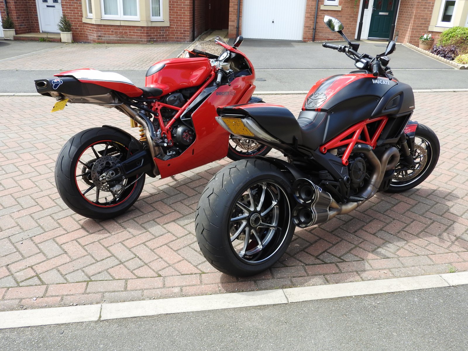 Ducati 749 & Diavel - Back end 2nd July 2017.jpg