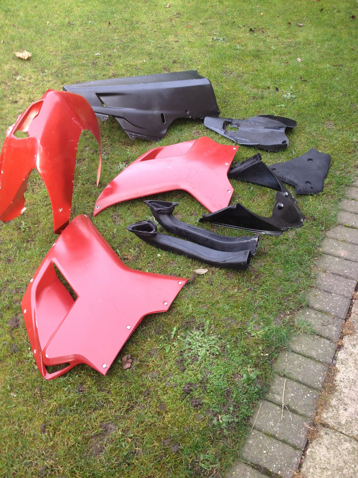 ducati 1098 race fairings