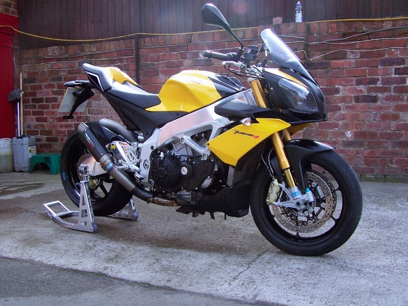 aprilia tuono v4 heckumbau