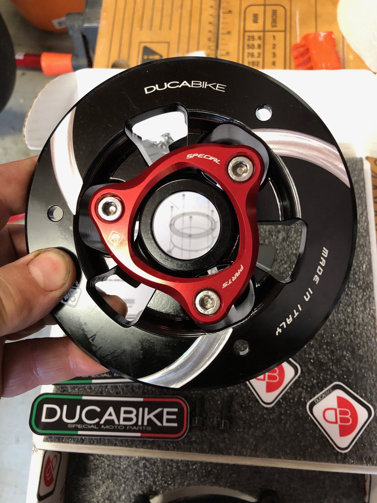 ducati panigale v2 clear clutch cover