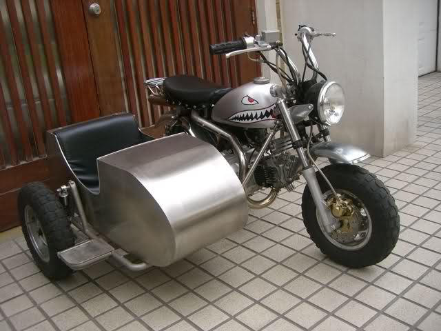 monkey bike sidecar