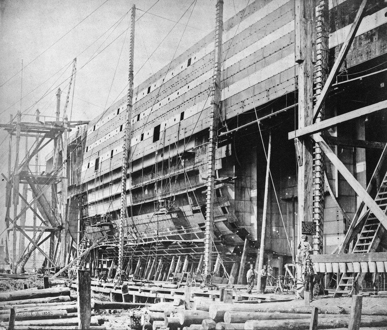 The_Great_Eastern_under_construction_at_Millwall_(4313594000).jpg