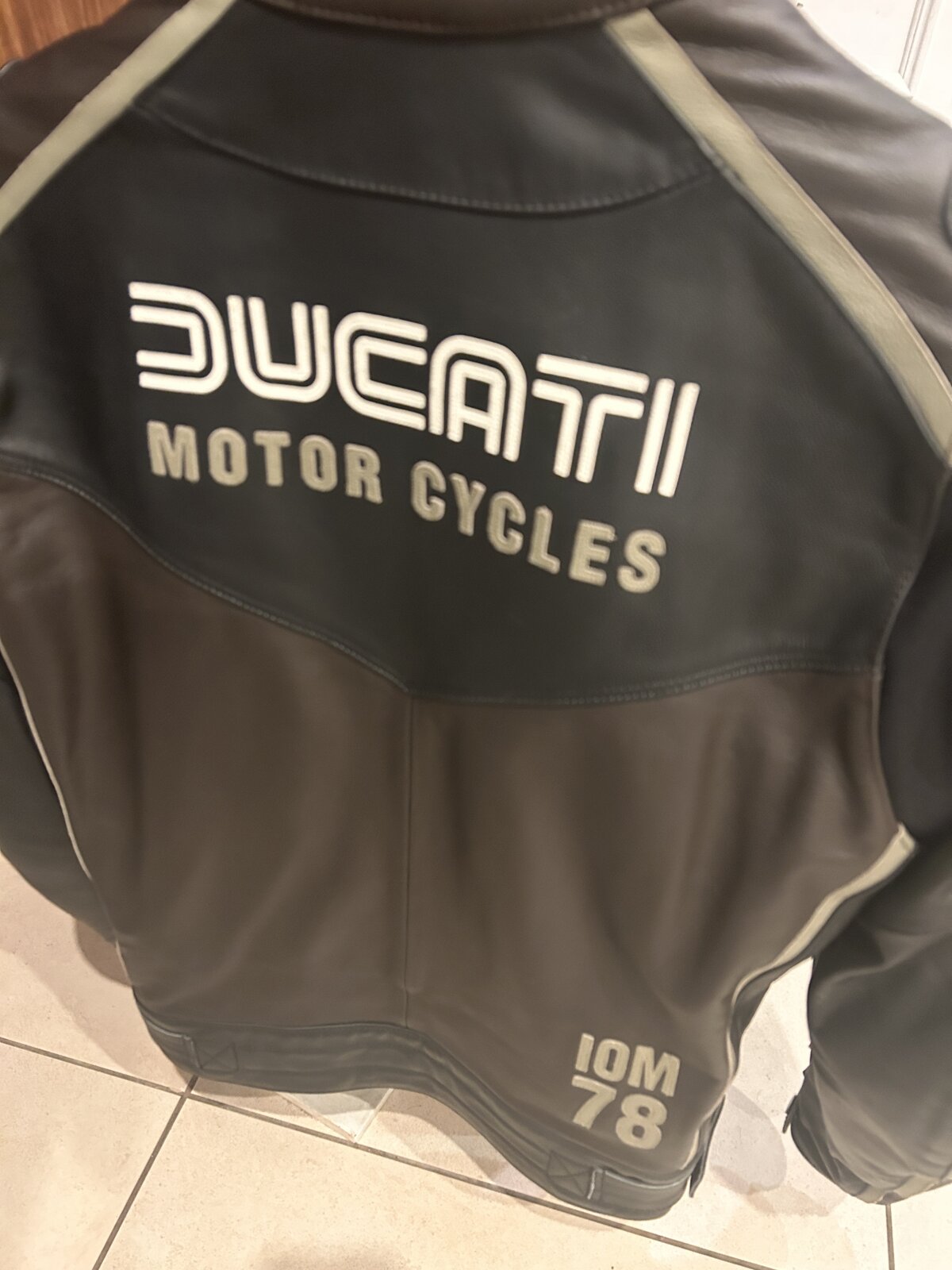 Ducati iom 2024 78 leather jacket