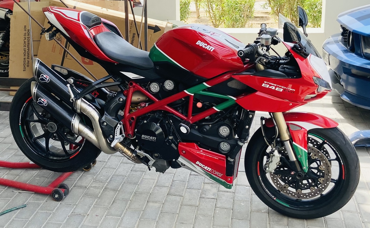 Modified 2012 848 Streetfighter