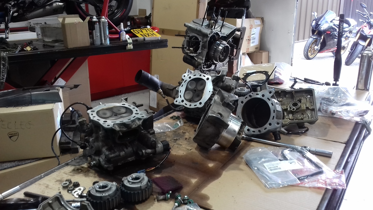 OYB engine stripped