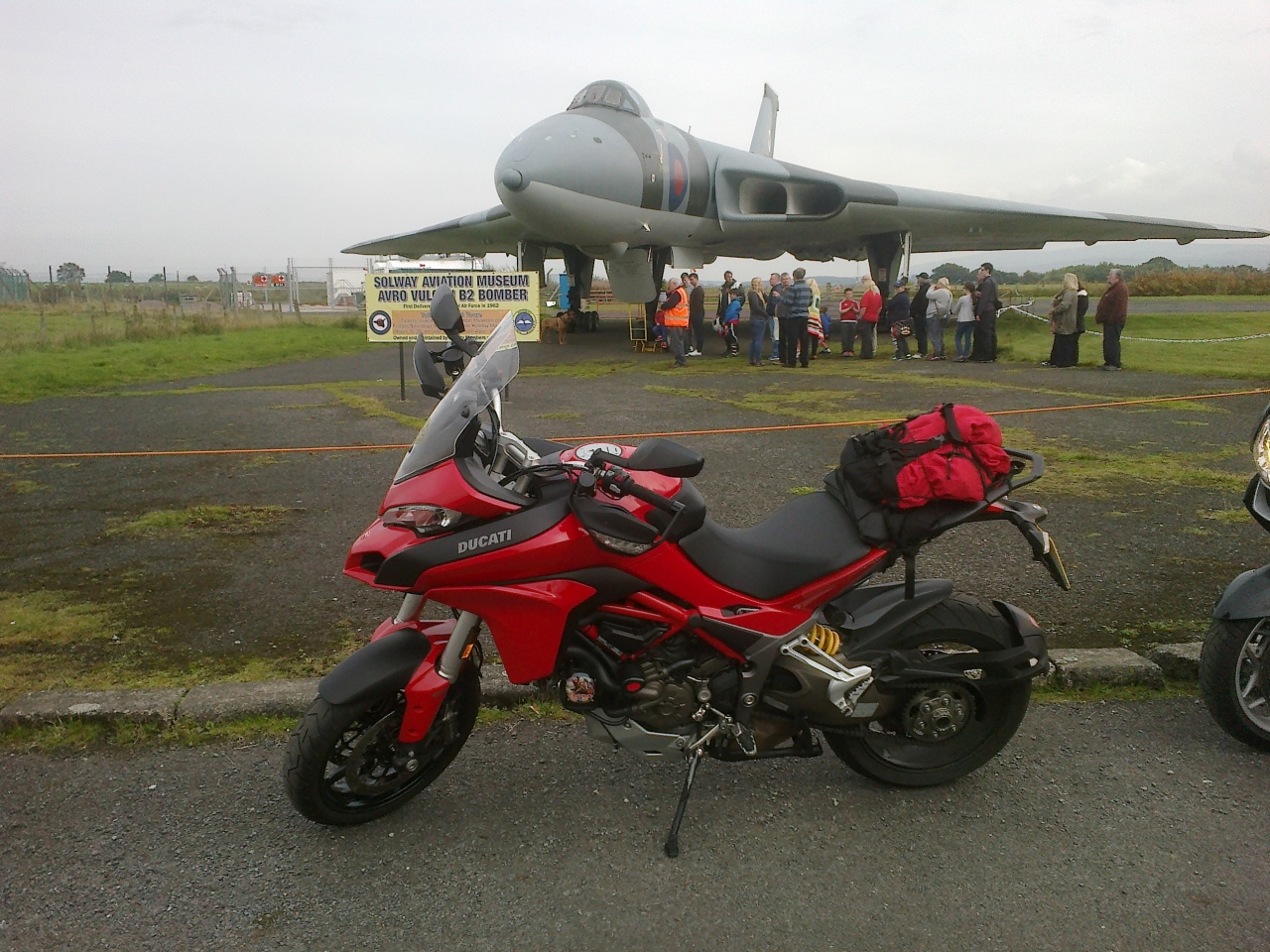 At Carlisle Airfield to see the Vulcan B2 fly-over 10-10-15