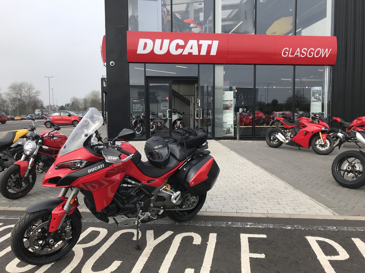 Many thanks to Jess @ Ducati Glasgow for getting me on my first one!