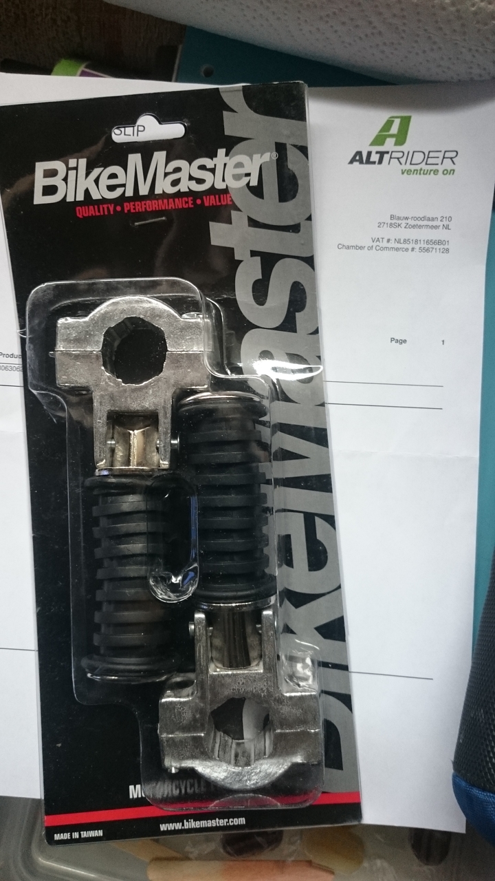 bikemaster universal highway footpegs