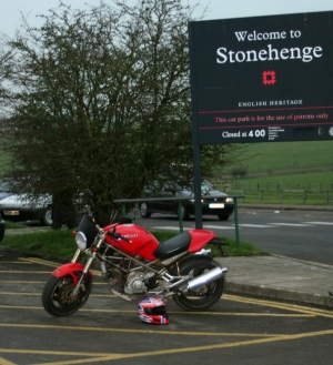 The day I bought her! I picked her up from Liskeard Station on 23rd December 2006 and rode the (near on) 300 miles back to London through some of the worst weather I have ever had the fun of riding in! Stupid grin, oh yes!