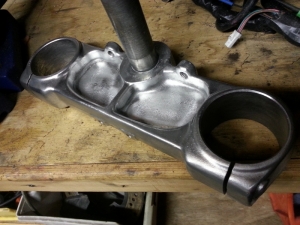 Yoke polished.