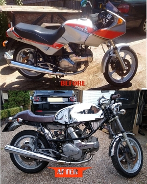 Cagiva Alazzurra 350 project