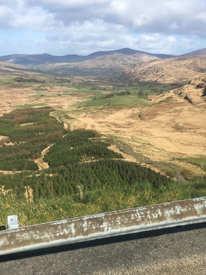 View from Caha Pass