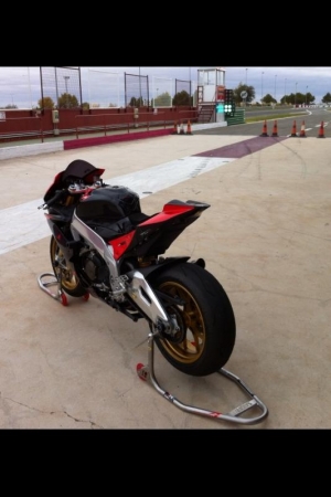 RSV4 in track trim - Albacete