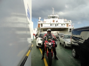 The ferry to the mainland