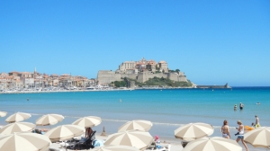 Calvi, from the beach