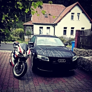 My 848 and my Audi