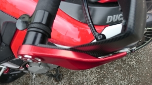 ducabike hand guard down view