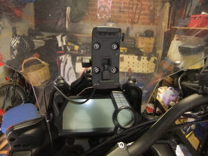 GPS backplate mounted