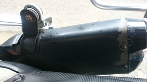 inside view race exhaust