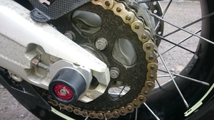 rear sprocket mottled