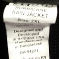 Alpinestars Hurricane Rain Jacket - Label