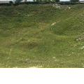 On 1st July 1916 the british marked the start of the Somme offensive by detonating 19 huge piles of explosives undeneath the German lines. This one was 30m deep and 100m wide. This photo does it...